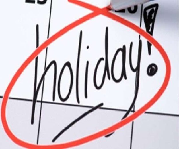 CMA Holiday Schedule