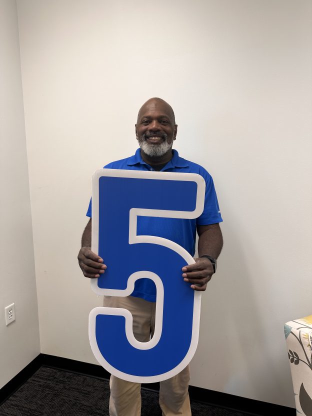 Happy 5-Year CMA Work Anniversary to Carlton Melton!