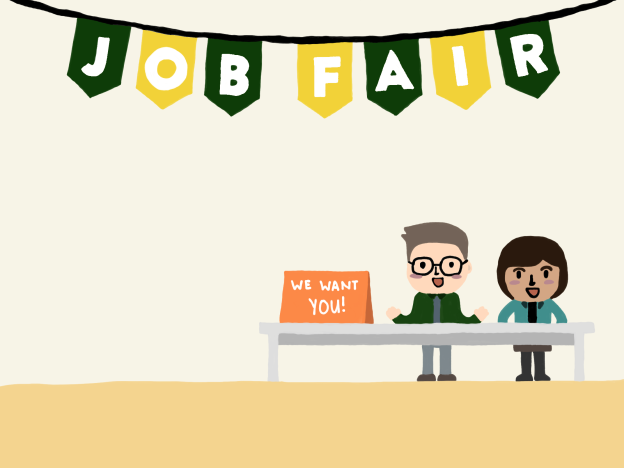 Career Fairs Galore Last Week!