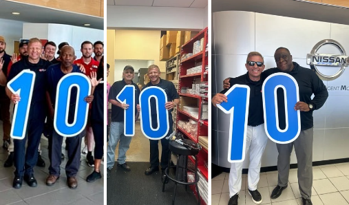 Happy 10-Year CMA Work Anniversary to Mr. Loving, Dave Dickensheets, and Les Wicks!